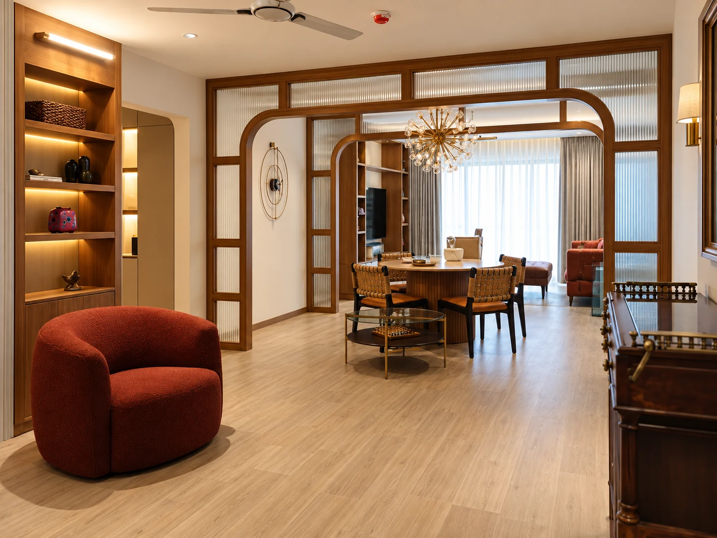 Marina Skies residential interior project by DICE in Hyderabad
